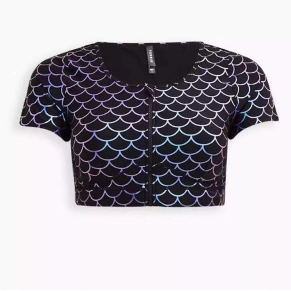 Torrid 4X Mermaid Swim Top